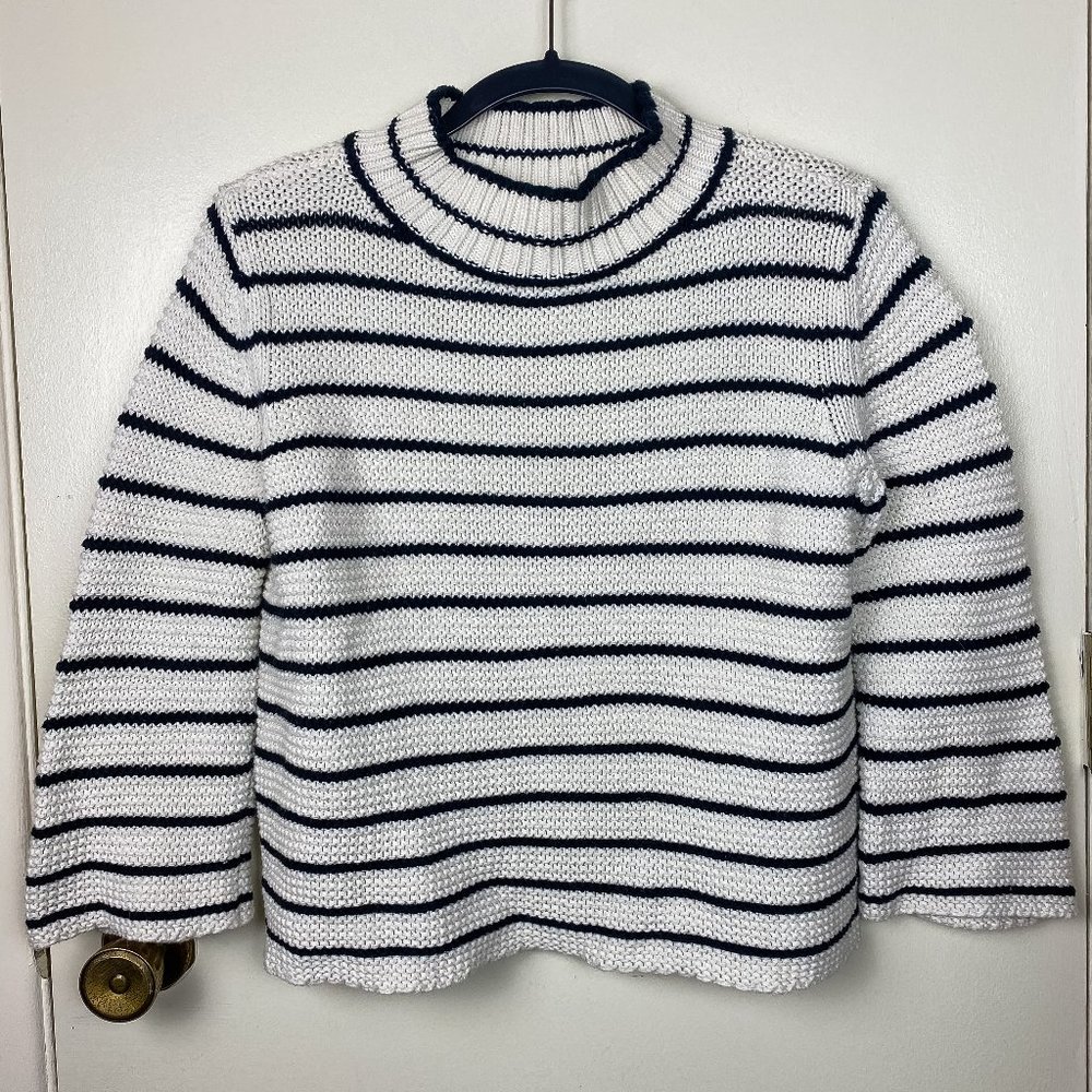 XS La Vie Rebecca Taylor Striped Pullover Sweater